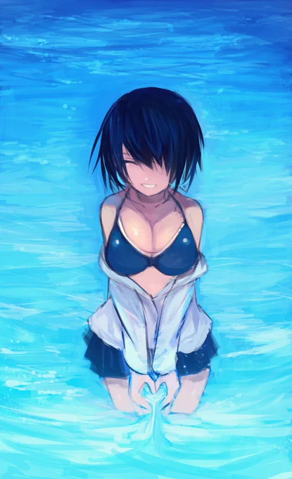 夏っぽい絵 