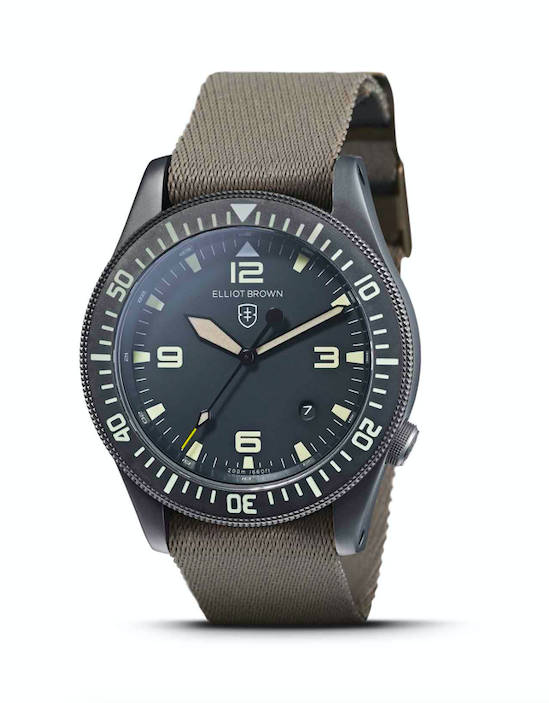 Night Invisible Vanish Orfordness: a matte grey/green varnish made to hide military aircraft from enemy detection during war. It only worked at night when over water & was soon abandoned as it was highly reflective. @EBwatches brought NIVO back to life: bit.ly/3i0qilu