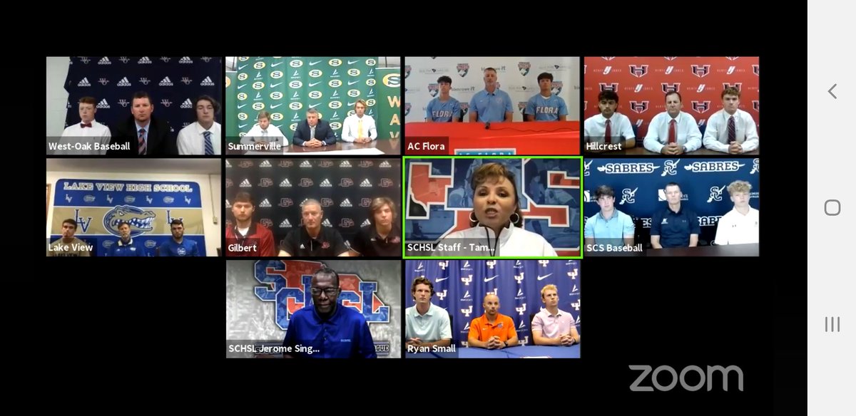 <a href="/SCHSL/">SCHSL</a> Baseball Press Conference this morning! <a href="/HHSRamsBaseball/">Hillcrest Baseball</a> and <a href="/rdnelson3/">Dale Nelson</a> did a great job! Now let's bring it home boys!!
<a href="/HillcrestHSRams/">Hillcrest Rams</a> @HillcrestAD <a href="/GCS_pjarrett/">Patrick Jarrett</a> <a href="/skipper_bryan/">Dr. Bryan Skipper</a> @hillcrest_coach