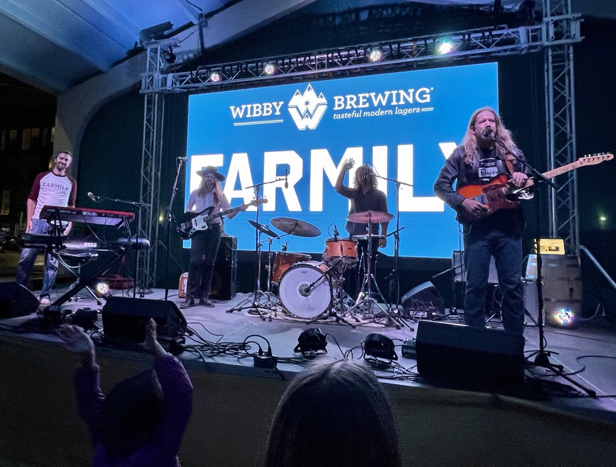 Farmily Forever! Huge gratitude for <a href="/WibbyBrewing/">Wibby Brewing</a> &amp; <a href="/RMH_MeadowGrass/">Rocky Mountain Highway/MeadowGrass Music Festival</a> hosting our 2021 Reunion shows. Hoping we will see you all again down the road.
#Farmily #GrantFarmReunion #CosmicAmericana #KevinMcHugh #AdrianEngfer #SeanMacaulay #TylerGrant #WibbyBrewing #MeadowgrassFest