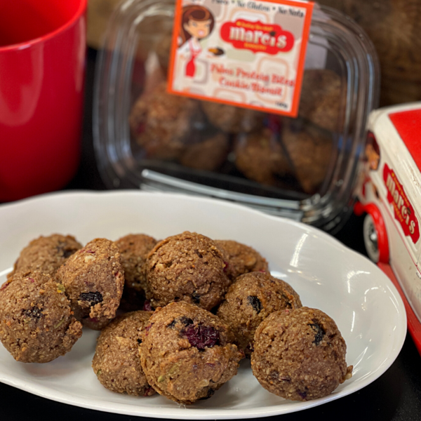 Our gluten-free, vegan, nut-free, paleo, protein-packed gems will tackle hunger and cravings while on-the-go. They are loaded with cinnamon, raisins and cranberries and you will LOVE them. 💃💃

marcisbakery.com/collections/sn…