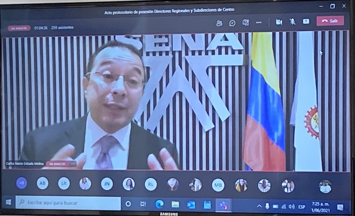 senahuila's tweet photo. #AEstaHora ante el director general, @EstradaCarlosM, se adelanta la toma  de posesión de @candidoherrera como nuevo Director  Regional del SENA #Huila. Muchas felicidades y éxitos 👏🏻👏👏 https://t.co/s5Z70I1E3i