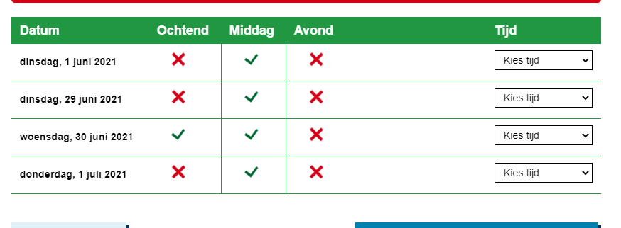 petravanruijven's tweet photo. Zijn dit écht alle opties om een rijbewijs te verlengen?? @GemWestland Sommige mensen werken hé! https://t.co/59adBMZTYd