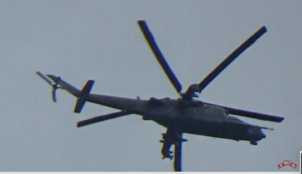 FreeBurmaRangrs's tweet photo. Photos show a Burma Air Force attack helicopter flying over Thaton District, south of Papun District, and damage to homes and fields by Burma Army mortars as they attacked in Thaton District. https://t.co/W507Gd35s4