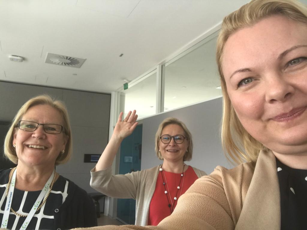 Today was the Day to warmly thank our Company Doctor Hallberg Anja for all these years and passion for the wellbeing of Neste personnel 💚💙We all want to wish her a relaxing holiday before officially retiring Neste. Enjoy your new chapter of Life! #NesteLife
