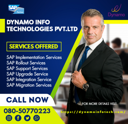 Dynamoinfotech1's tweet photo. Dynamo info Technologies comprehensive assessment capabilities and superior knowledge of SAP® technology, ensures that clients receive the best solutions for their business needs..#SAP #dynamoinfotech #sapimplementation
Website : https://t.co/xg3gCsSUHN https://t.co/X6hdSPskm0