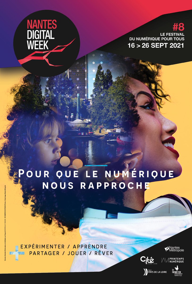 Roulements de tambour !🥁
Il est temps de vous dévoiler les visuels de la 8e édition ! 
#NantesDigitalW c’est une double programmation destinée au grand public et aux professionnels. Alors, en attendant le programme, ce n'est pas 1 mais bien 2 affiches à découvrir aujourd'hui !✌️
