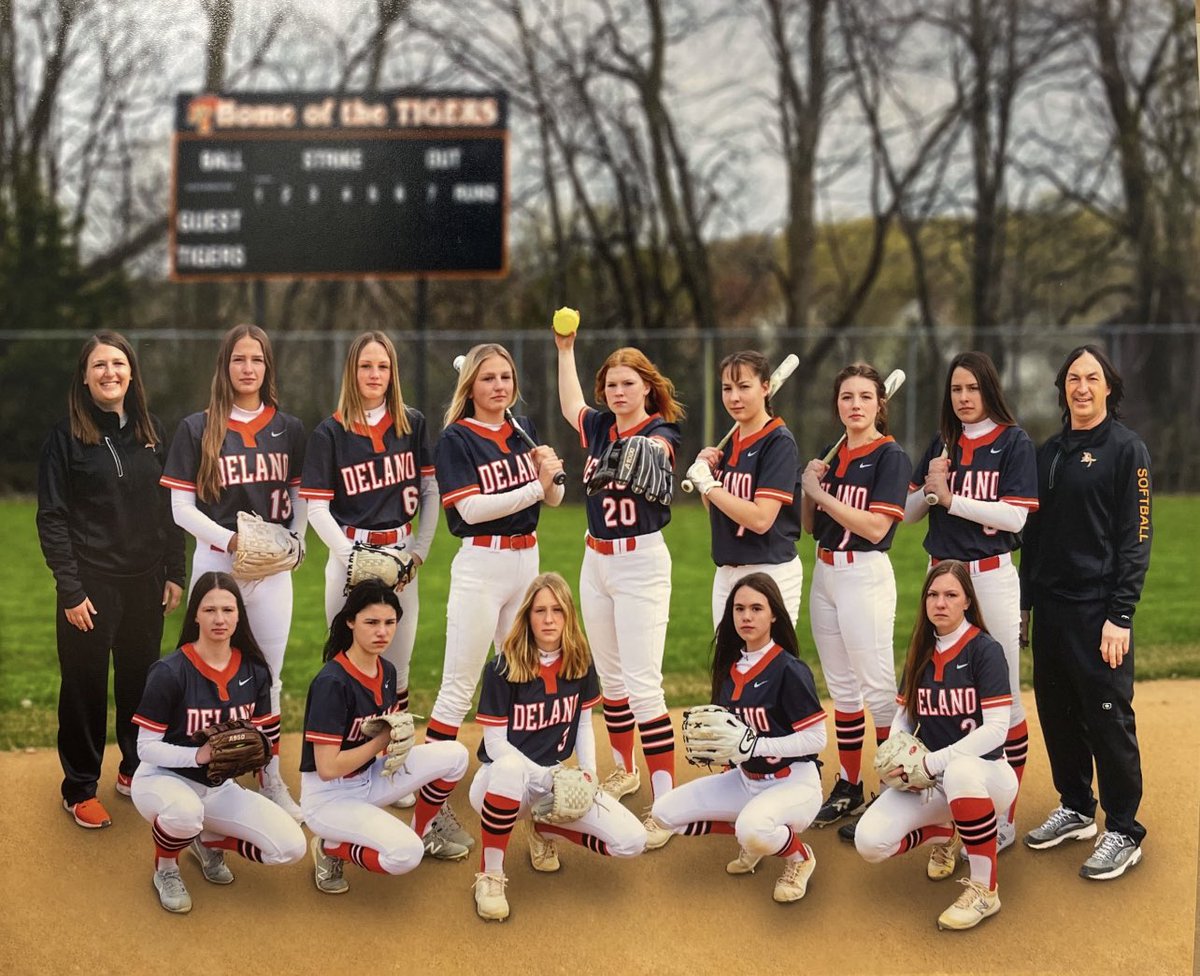 delanosoftball's tweet photo. Itโs GAMEDAY!! We hope to see YOU tonight at the 4-plex cheering us on! We will take on the #8 seeded Mpls. Edison @ 4:30! #gotigers #section6aaa https://t.co/yLpXr5nCBG