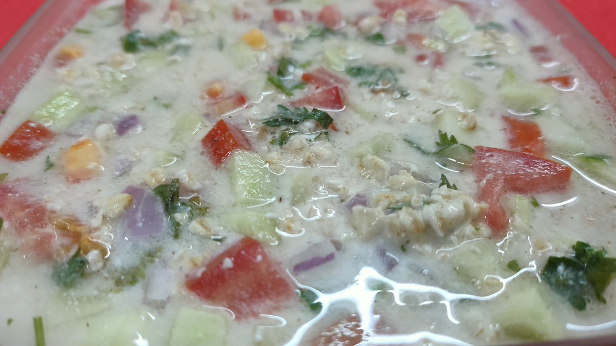 Temptingflavor's tweet photo. Buttermilk Vegetable Oats weghtloss recipe
https://t.co/I97PvI8gg4 https://t.co/qkDeSaunud