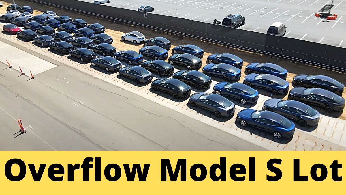 torquenewsauto's tweet photo. A parking lot with hundreds of refreshed Tesla Model S vehicles has been discovered near Tesla’s Fremont factory.
-
Watch at https://t.co/AVOobg9h3A
-
#Tesla #ModelS #TeslaModelS #RefreshedModelS #TeslaFremont #FremontFactory https://t.co/eIcBFIOVMj