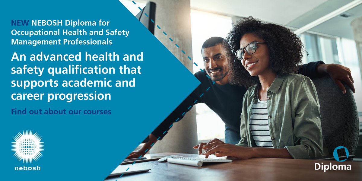 NEBOSHTweets's tweet photo. Do you want to gain the new NEBOSH Diploma for Occupational Health and Safety Management Professionals? Teaching starts from today with our network of accredited Learning Partners. More information is available on our website: https://t.co/PD5p1SsCPF https://t.co/K20VTD6AnU