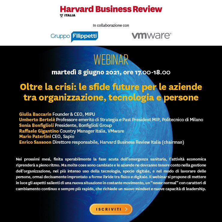 Harvard Business Review Italia (@HBRItalia) on Twitter photo 2021-06-01 12:53:38