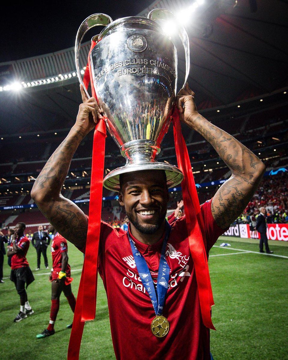 GWijnaldum's tweet photo. #OnThisDay in 2019 🙌🏾🏆 What a night 🙏🏾 #UCL https://t.co/kEp4wR424N