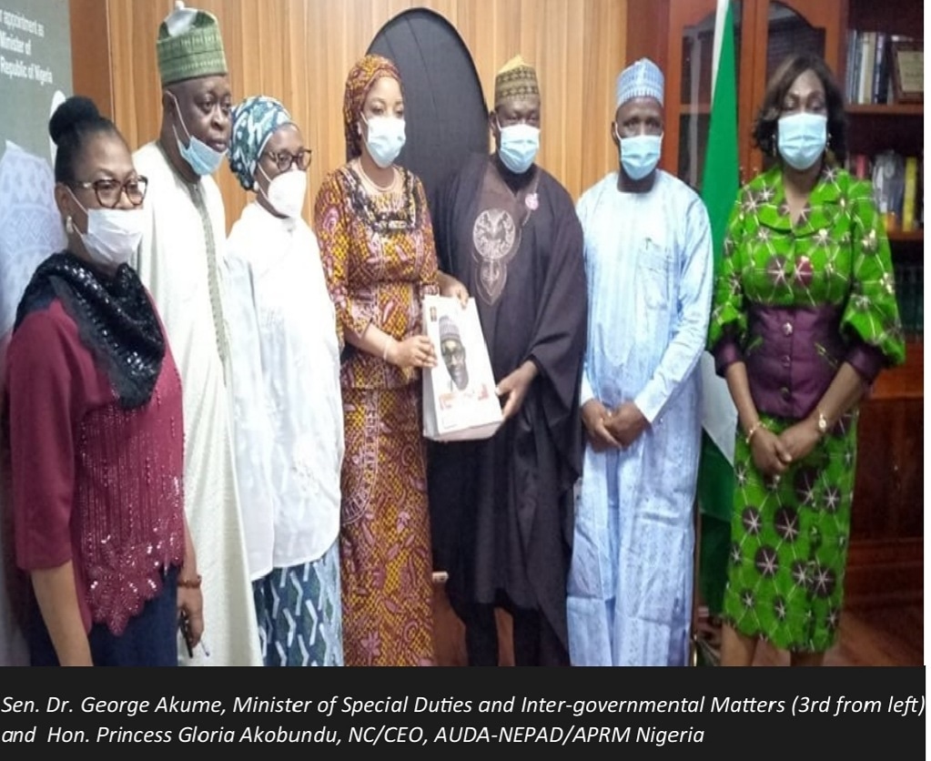 AudaNepadNig's tweet photo. Courtesy Visit: Nigeria’s 2nd Review will fast-track Continental Development ---Akume

https://t.co/tHaBK5nkQg
#gloriaakobundu 
#naptipnigeria 
#nepad
#aprm
#Au
#Buharisalu 
#osibanjo 
#channelstv 
#ntanews 
#ait
#nass https://t.co/JyaNFWqeSB