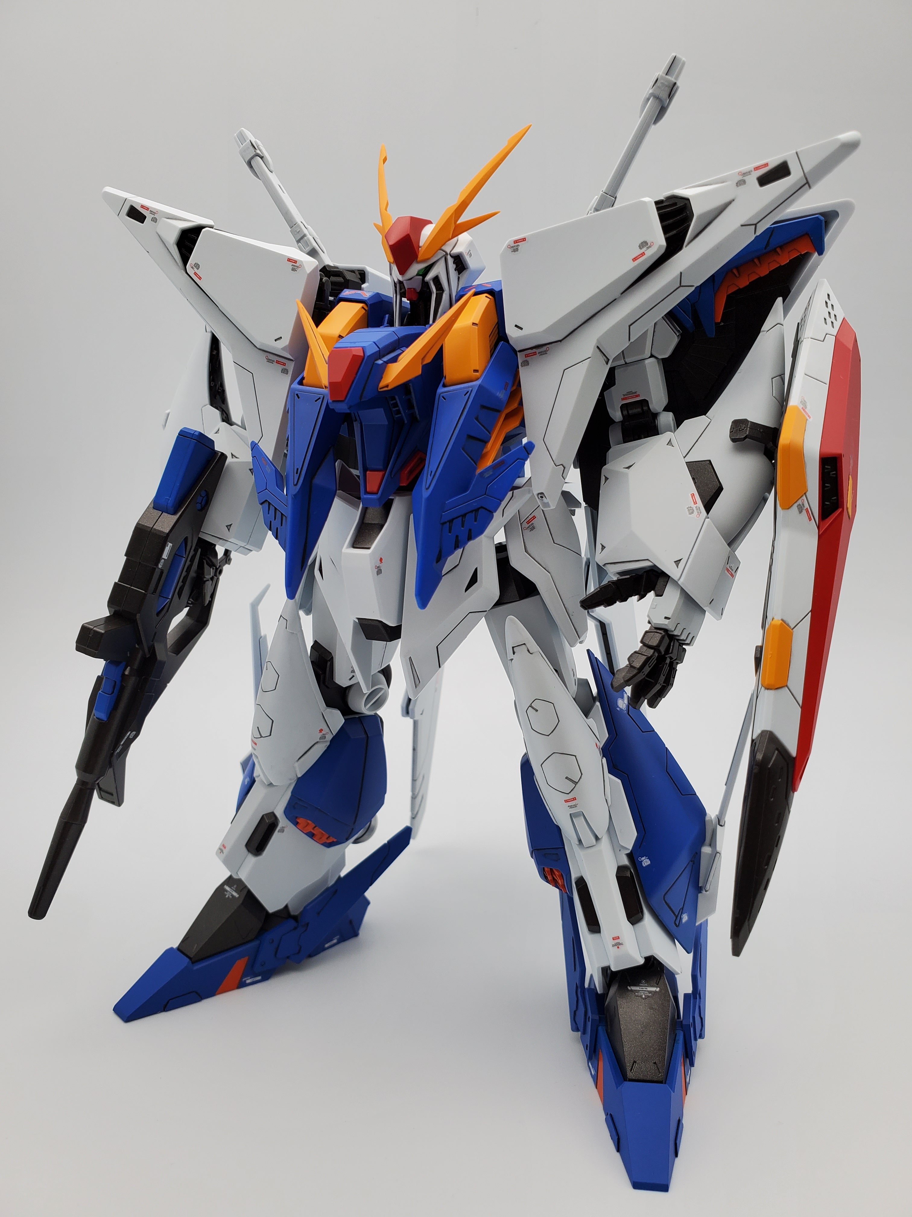HG Ξガンダム　塗装完成品 Yahoo!オークション - 【HG クスィーガンダム】塗装 完成品 蛍光
