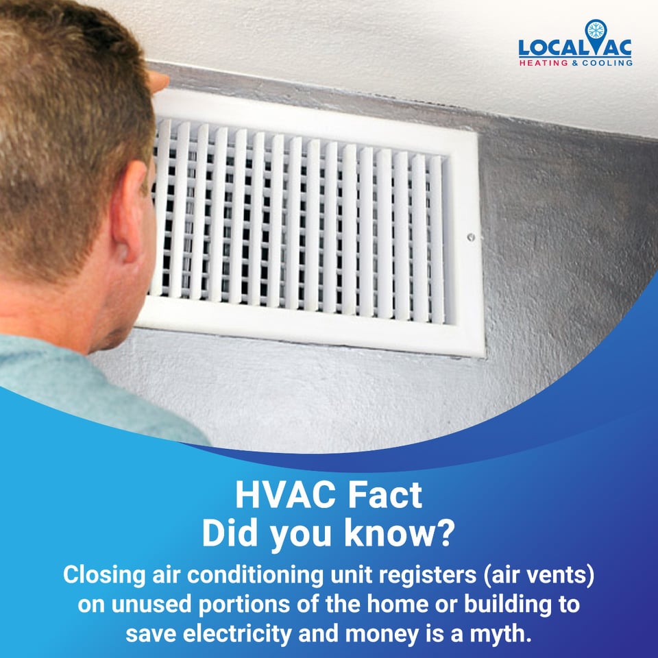 TheLocalAC's tweet image. 𝐇𝐕𝐀𝐂 𝐅𝐚𝐜𝐭
Closing air conditioning unit registers (air vents) on unused portions of the home or building to save electricity and money is a myth.
Explore more at- local-ac.com

#hvac #hvaclife #airconditioning #hvactechnician #hvacservice #saveelectricity