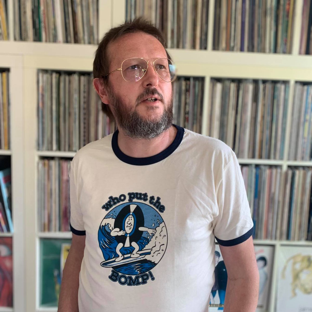 shindigmagazine's tweet photo. Order a fab mid-70s #bomprecords tee today. We love it! https://t.co/uGGhu2gPOl https://t.co/rWRU4egYT7
