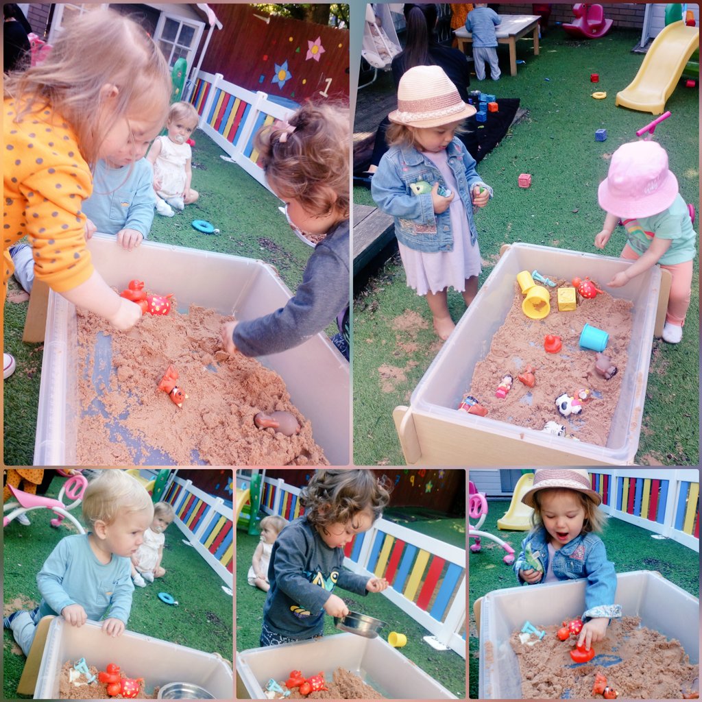 buttonsdaycare's tweet photo. Baby room have had lots of fun exploring in the sunshine today! πβΊοΈ #exploringoutside #sandandwaterplay #sunshine https://t.co/8LUaO4JqNO
