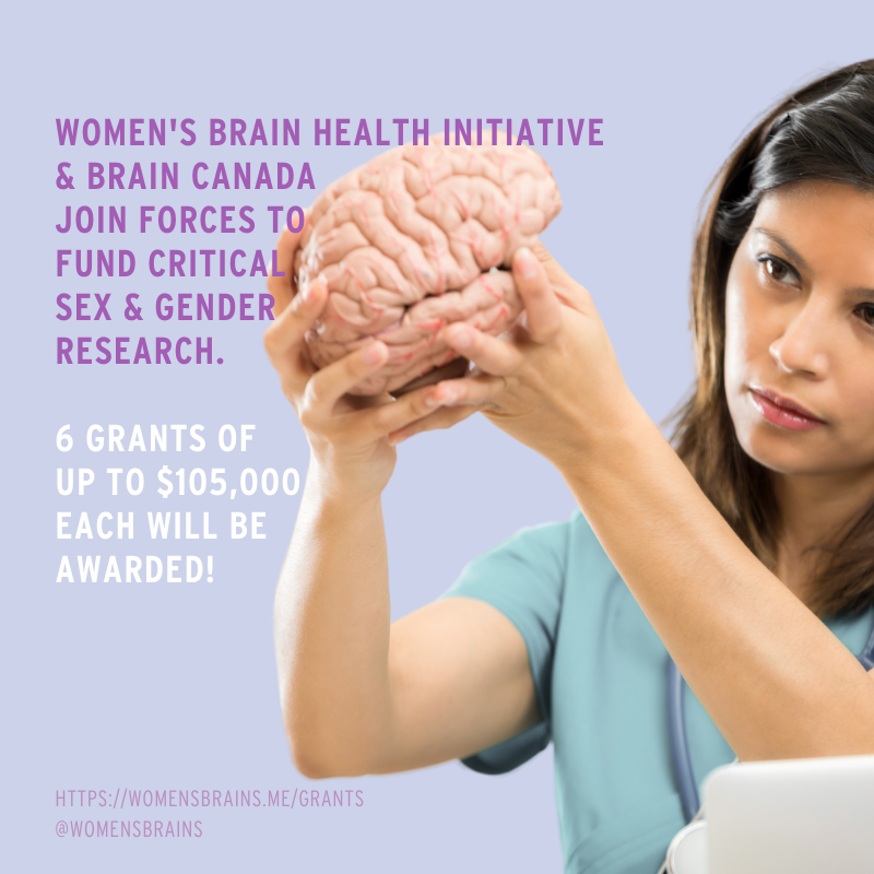 WBHI (@womensbrains) on Twitter photo Together with <a href="/BrainCanada/">Brain Canada</a>, the first ever Brain Canada-WBHI Expansion Grants: Considering Sex and Gender Program just announced, to support the implementation, or continuation, of sex and gender considerations in brain health research. TO APPLY VISIT womensbrains.me/GRANTS Together with <a href="/BrainCanada/">Brain Canada</a>, the first ever Brain Canada-WBHI Expansion Grants: Considering Sex and Gender Program just announced, to support the implementation, or continuation, of sex and gender considerations in brain health research. TO APPLY VISIT womensbrains.me/GRANTS
