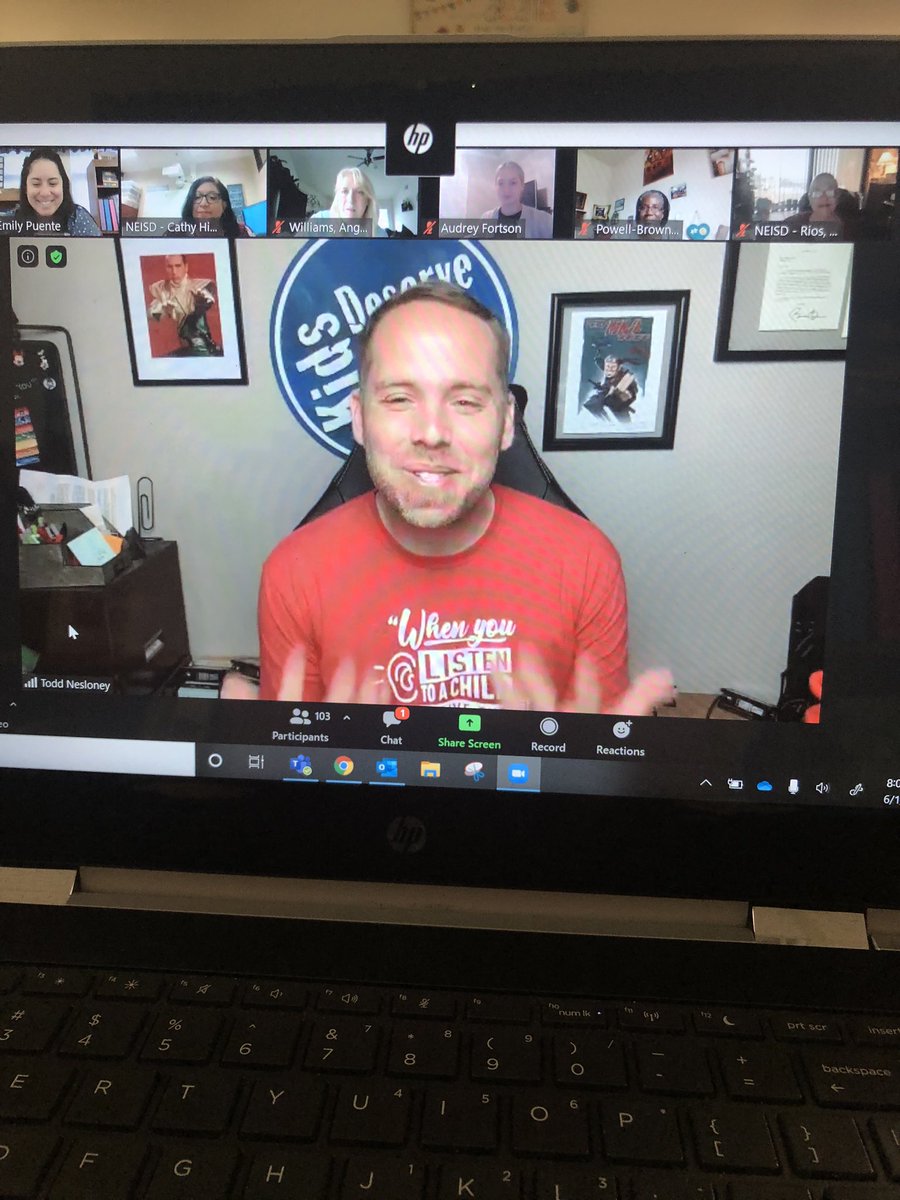 Could not be more excited to be learning from <a href="/TechNinjaTodd/">Todd Nesloney</a> today! I love his energy and passion! #NEISDReIgnite #theNEISDway