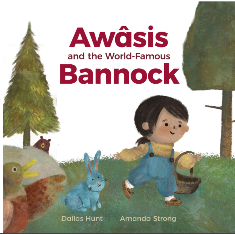MissHawleyReads's tweet photo. This week's #SchoolReadAloud is "Awâsis and the World-Famous Bannock" by @Dallas_Hunt & @spottedfawnart. Celebrating Indigenous storytelling & the Cree language. Ss enjoy spotting Maskwa along the way! #IReadCanadian #IndigenousHistoryMonth @StLukeOttawa @TDMcGeeOCSB https://t.co/3bwhxbMFZq