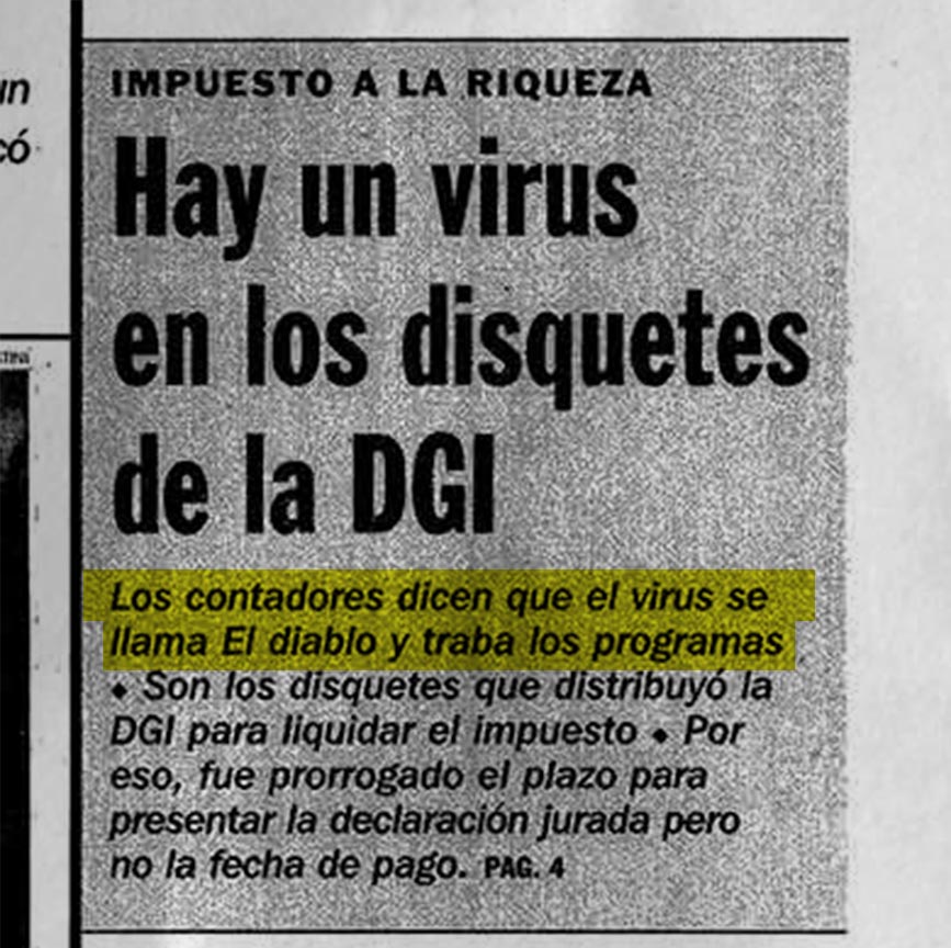 resistearchivo's tweet photo. Cómo se pronunciaba «se cayó la página de la AFIP» #En1996 https://t.co/uMo4nPZ2WU