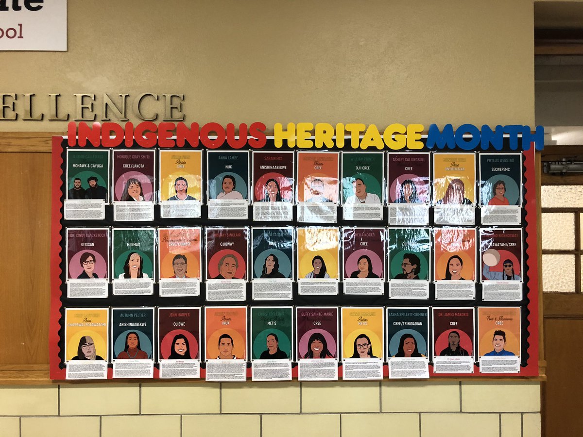 June marks the start of Indigenous Heritage Month, and while we celebrate Indigenous excellence all year, our excellence board is spotlighting some of the many contributions of Indigenous folks this month. Check it out! #IndigenousHeritageMonth #CelebrateExcellenceAllYear