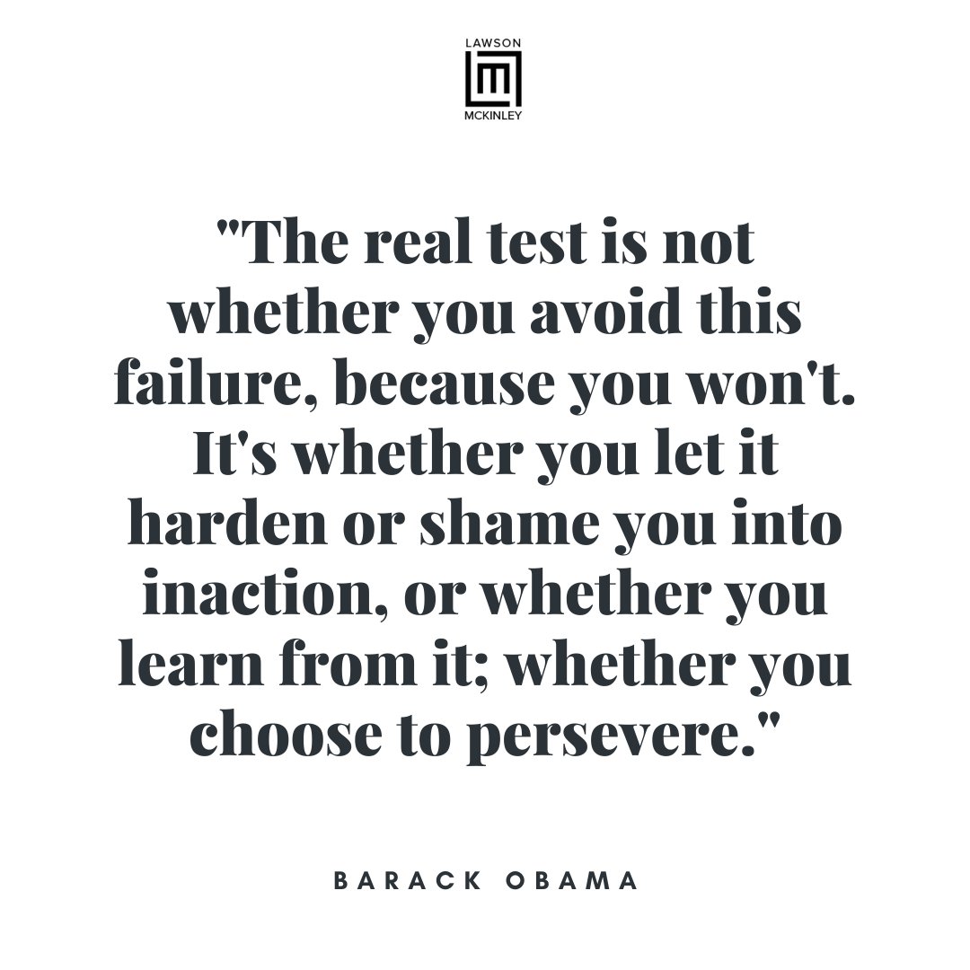 "The real test is not whether you will avoid failure, because you won't" - Barack Obama

JUNE is here. We are at the half way point of 2021. How have you been tested? 

What will you do differently for your brand or business that will push the needle forward?

#mondaymotivation