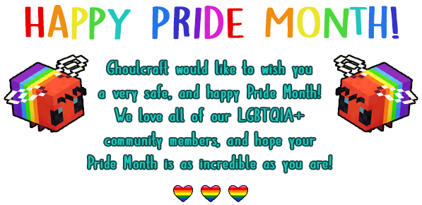MissGhouls's tweet photo. Happy Pride Month y'all <3 I hope that all of you have a safe and happy pride whether or not you're "out". You are loved, you are incredible, and you are all so very very talented! I'm unbelievably proud of each and every one of you, and hope that this month treats you well! <3 https://t.co/0k4z1TPMgB