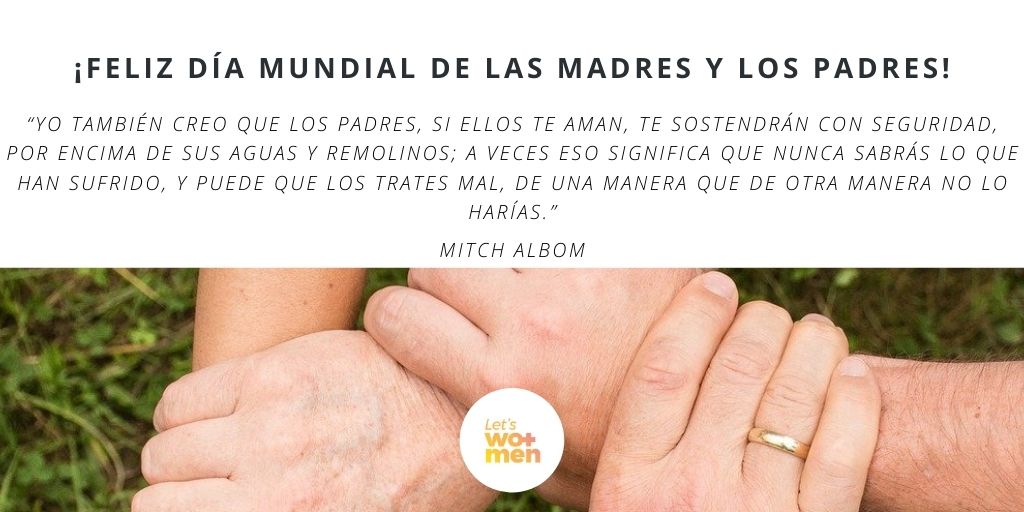 Los #padres y las #madres no son perfectos, pero solo necesitas que estén ahí, tanto si los necesitas como si no los necesitas. Se merecen tener un día conjunto. Feliz #díamundialdelasmadresylospadres