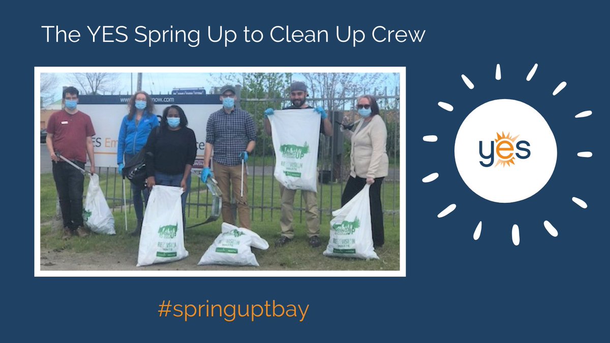 YESThunderBay's tweet photo. With gear supplied by @ecosuperior our Spring Up to Clean up crew has the neighbourhood looking spic and span! #springuptbay https://t.co/pRIglPInII