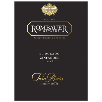 'The flavors have a savory background of olives and tar, supporting black-plum and fig notes. Pour this zin when you’re in the mood for something rich,' writes critic Patrick J. Comiskey of @Rombauervino's 2018 El Dorado Twin Rivers #Zinfandel. l8r.it/7AZt #winecritic