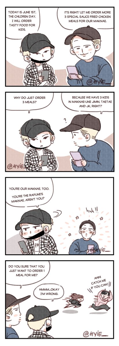 You're our kid, too. #namjoon #namgi #yoongi #JINKOOK