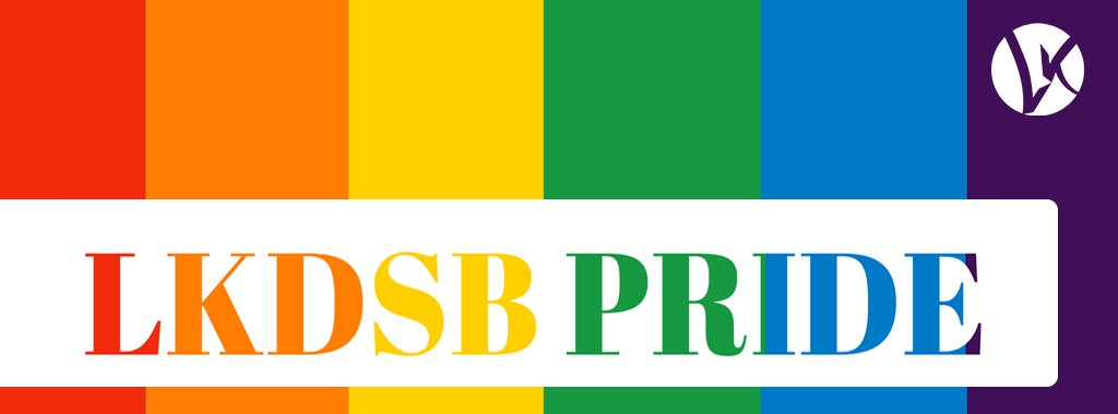 The Pride Flag will be displayed across the #LKDSB in June in support of the LGBTQ+ community. Throughout the year we encourage schools to champion anti-oppressive education and promote safe, welcoming, and inclusive learning and work environments for all: lkdsb.net/Pages/newsitem…