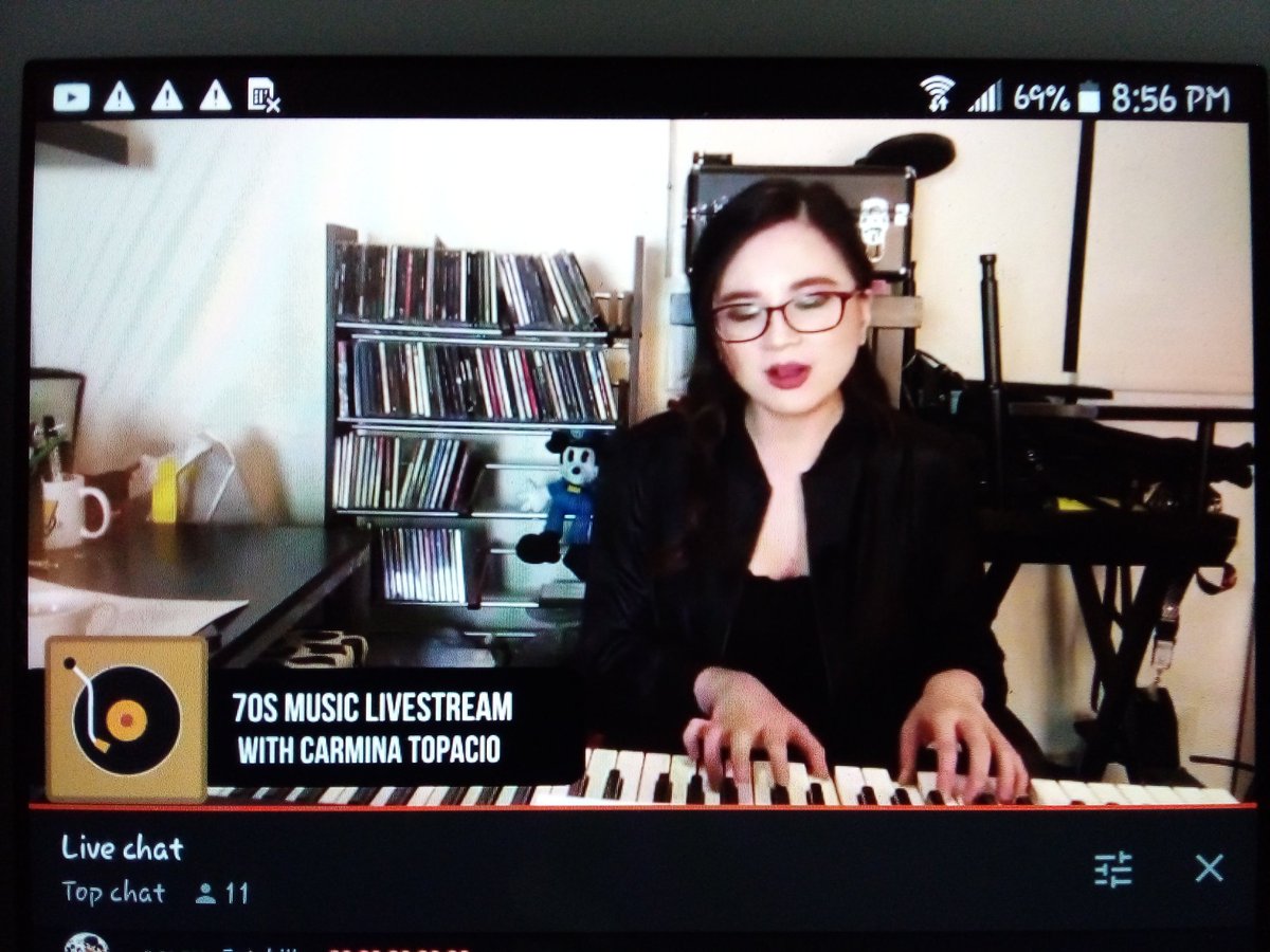 petixprod's tweet photo. Really enjoyed watching idol @carminatopacio while eating my snack @McDo_PH Make some noise Carminions! 🤓🎸🎹💖 https://t.co/6i9ysqg8mJ