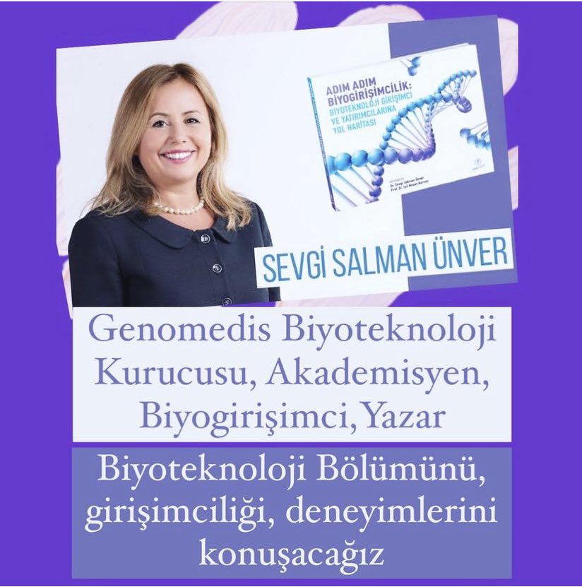 unversevgi's tweet photo. Bugün saat 21.00’de Geleceğe Ümit Projesi Instagram sayfasında gençler için biyolojik bilimlerdeki, biyoteknoloji alanındaki gelişmeleri ve yeni nesil meslekleri konuşacağız. https://t.co/wkASPXlpVl