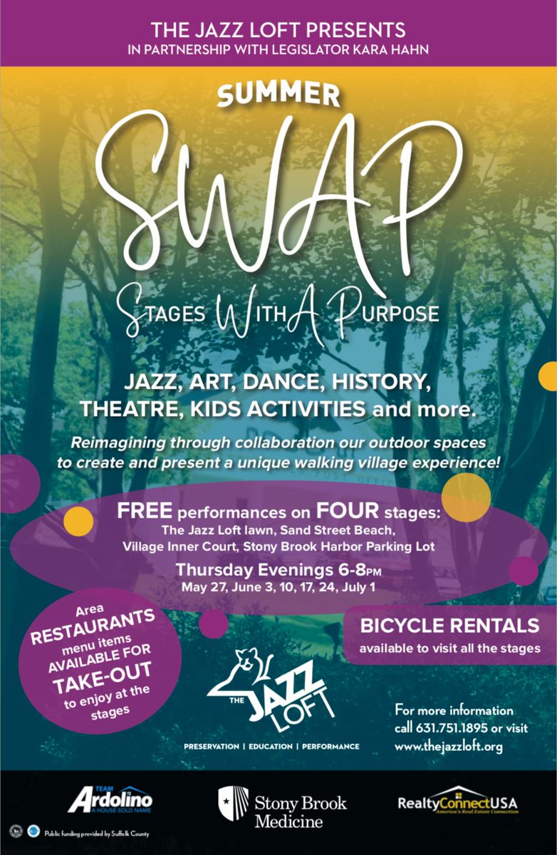 Join us TVHS Exhibits Director Frank Turano and President Steve Healy this Thursday evening for Summer SWAP at the Sand Street Beach in Stony Brook! conta.cc/2ReMI7A
