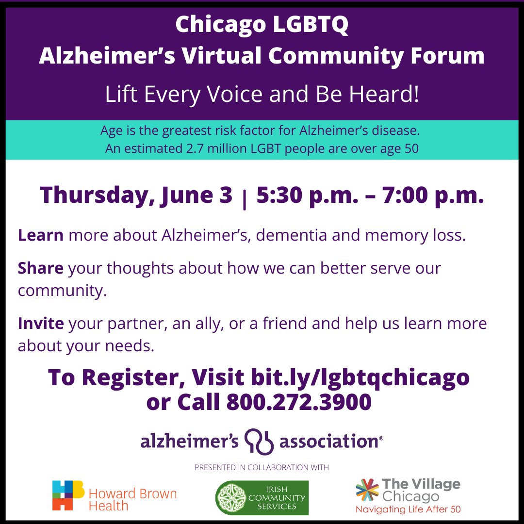 Irish Community Services Mw We Re Building A Platform For Lgbtq Community Members To Share Experiences Of Memory Loss And Suggest How We Can Support Them Partnering With The Alzillinois