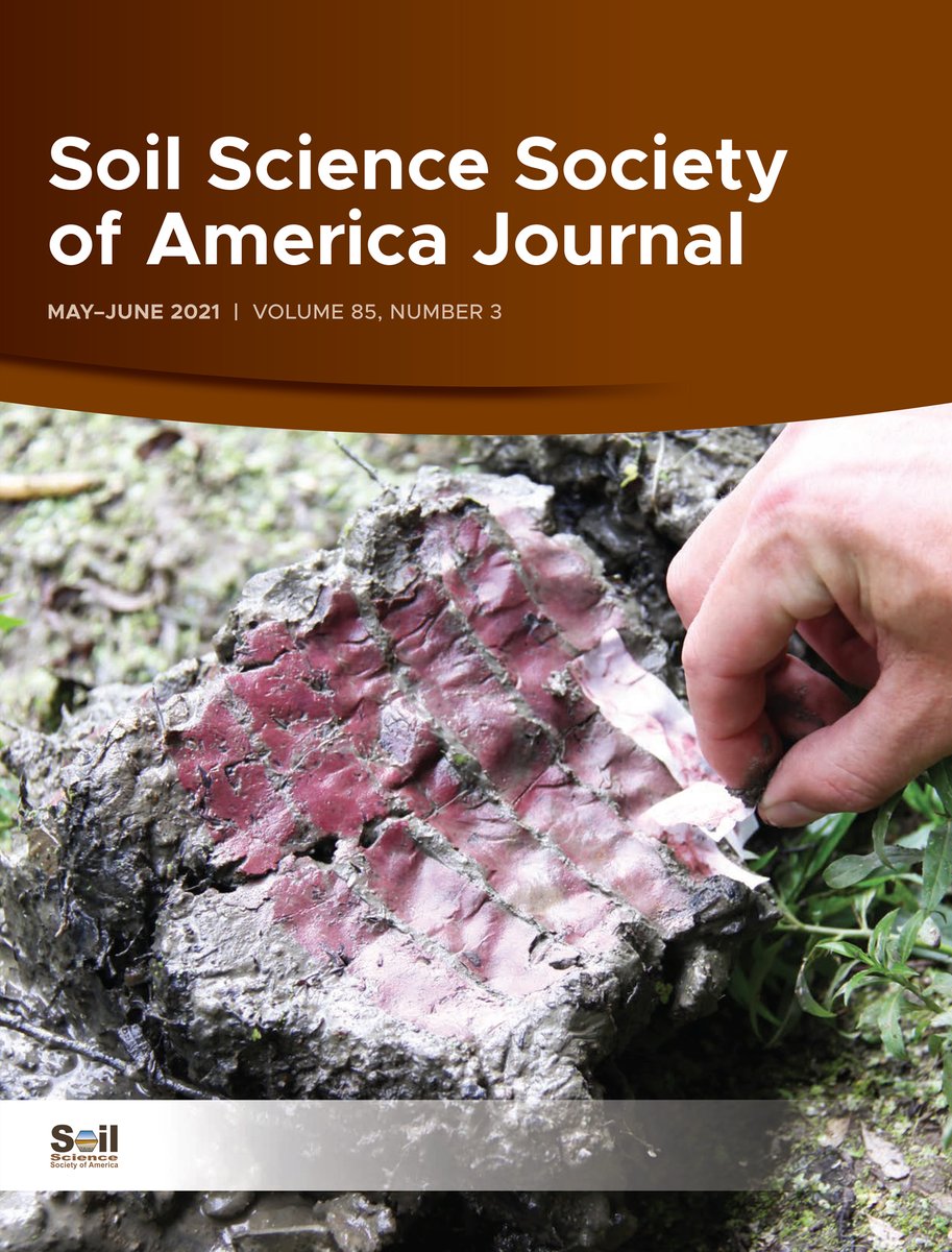 sssajournal's tweet photo. Vol. 85, Issue 3, of @sssajournal is now online, featuring an #openaccess review on the the Hydric Soil Technical Standard, a paper on #soil health tests vs. farmer experience, &amp; more https://t.co/17ve8Gpnue

Cover 📸: Nathan Beane https://t.co/akV6Y9Wrmf