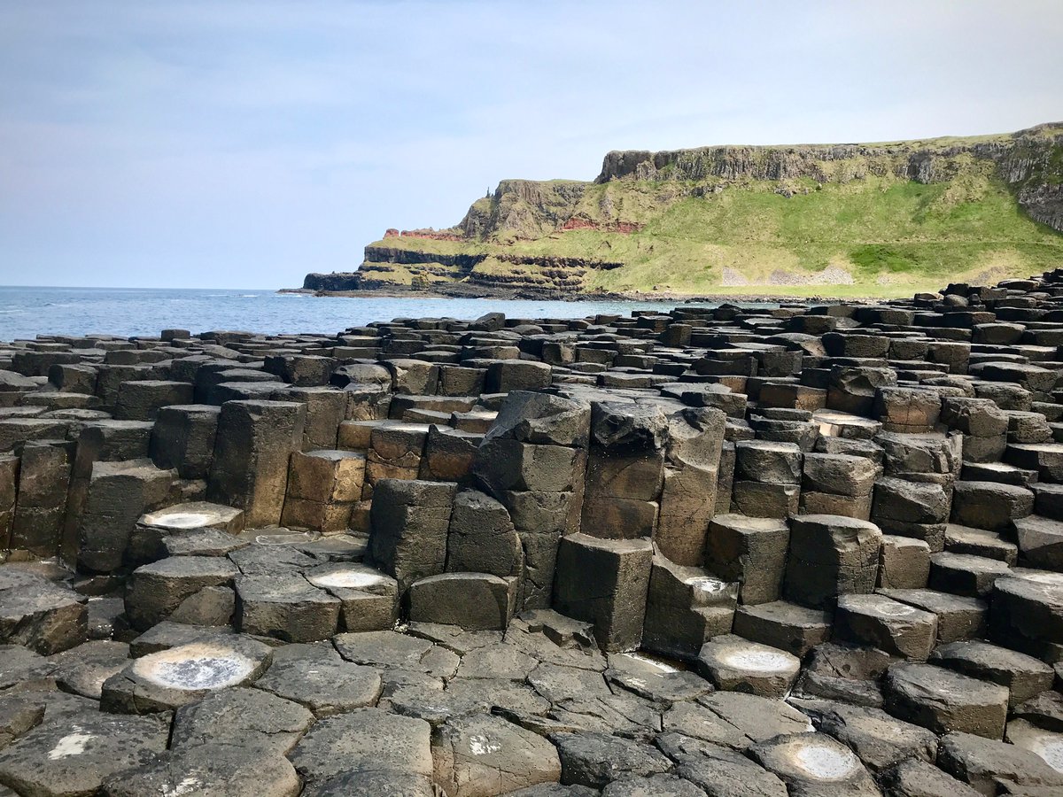 BenKlemme's tweet photo. Fingal’s Cave straight-ahead! Hearing strains of Mendelssohn over the sea at Giant’s Causeway...”train oil, sea gulls, and salted cod...” https://t.co/jhpPfaYSLP