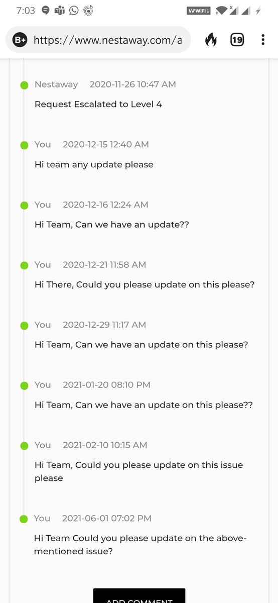 itzdarahas's tweet image. WORST CUSTOMER SERVICE EVER!!!

Nestaway, unethical house rental company. 

Brunch of scammers and fraudsters

1 year and still waiting for security deposit

@nestawayhomes @NestAwayCare 

Request @BlrCityPolice @consumerforum_ to take action against them