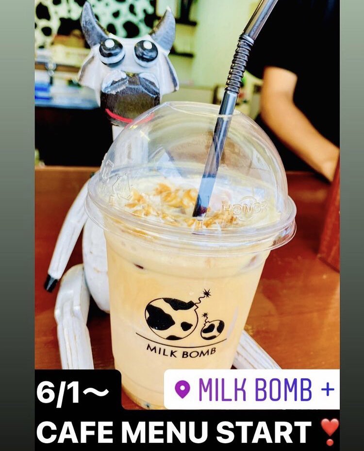 MILK_BOMB_'s tweet photo. 6/2 🏡新❣️CAFE MENU 試飲会のお知らせ💣💥
🏡MILK BOMB+❣️CAFE MENU START❣️
⏰14:00-19:00
🚚ザ・ビッグ田場店
⏰14:30-19:30
🏡MILK BOMB+🙌CAFE MENU 試飲会初日にお越し頂いた皆さんありがとうございました🤩明日までCAFE MENUはspecial priceでご提供します😆💣💥
https://t.co/xCw85ollaO https://t.co/E4wCgZM5Ut