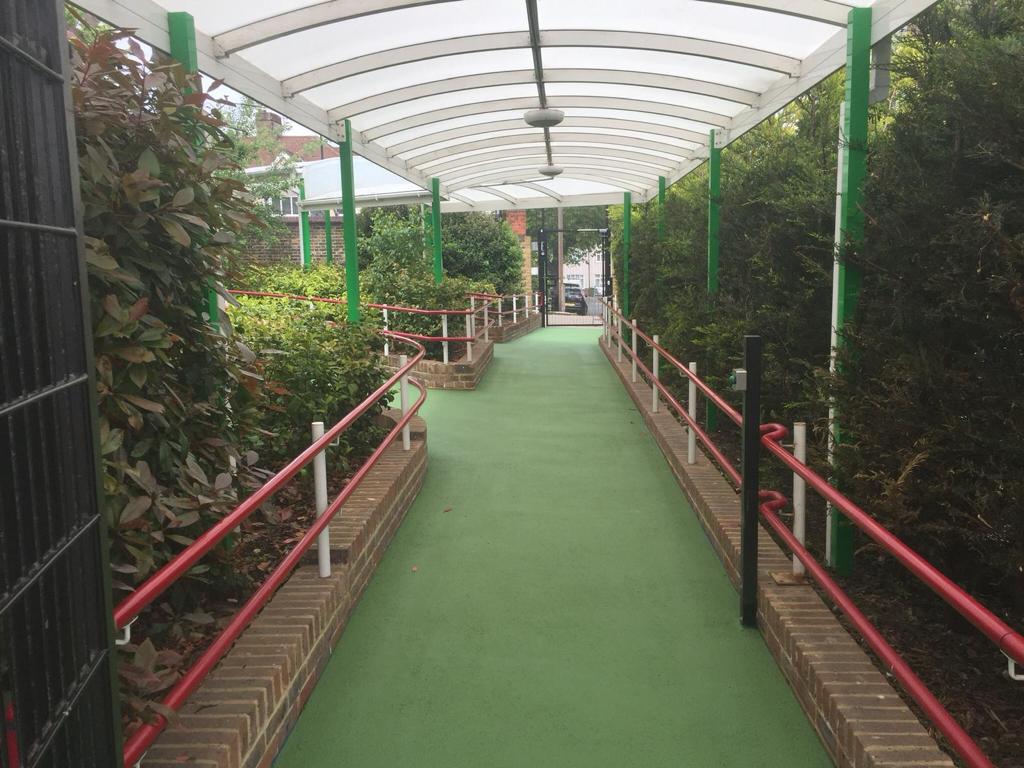 WillowDeneSch's tweet photo. Children may not be here this week but we've been busy with a makeover for our Oakmere Road outside surface! All crisp and fresh and ready for some changes in our playground! #projectplayground https://t.co/YdR1afqZhb