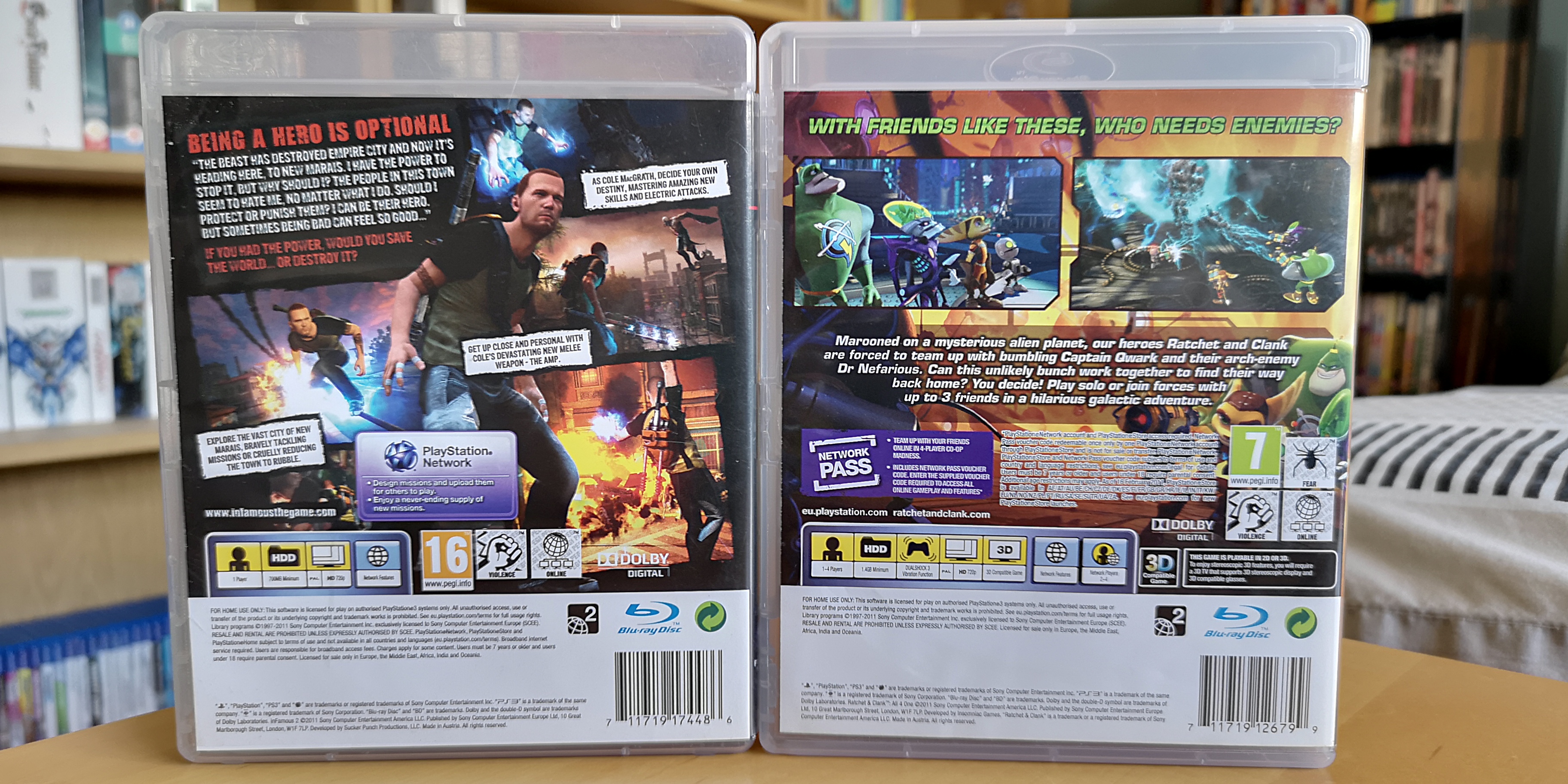 Normanicgrav Next We Have Some Pre Owned Western Developed Playstation 3 Games With Infamous 2 And Ratchet Amp Clank All 4 One The Reason Why You See R Amp C Using A Regular