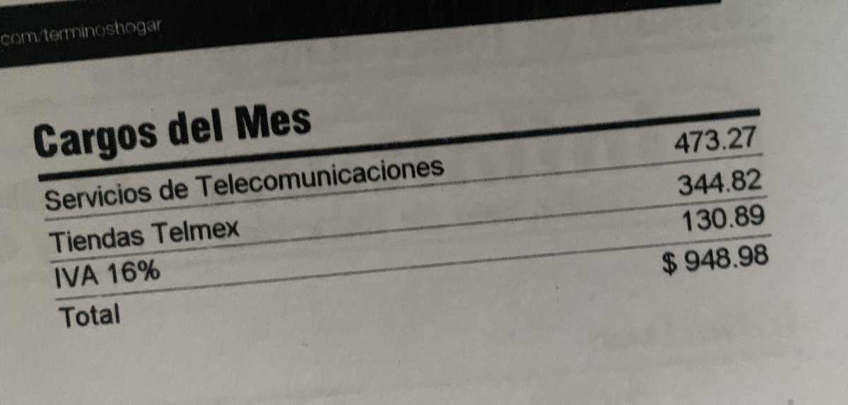 Abrilacevedo's tweet photo. Este mes no han hecho la supuesta bonificación y en mi nuevo recibo otro cargo por $344.82 cargo que nunca autorice y que se supone ya no harían les recuerdo @TELMEXSoluciona tengo un folio de reporte
@Profeco AYUDA!
#TelmexApesta #TelmexRoba https://t.co/kcKXepRlBx