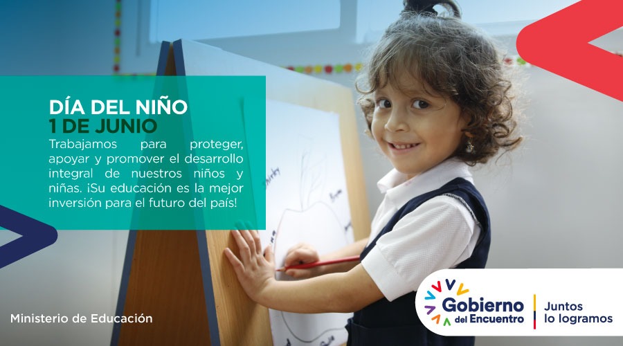 Educacion_Ec's tweet photo. #DíaDelNiño | Acompañamos a nuestras niñas y niños en su proceso de aprendizaje y en su desarrollo emocional, con la finalidad de que crezcan en un ambiente de paz, equidad y con una educación de calidad. ¡La niñez es el mayor tesoro de nuestro país!
#JuntosLoLogramos🇪🇨 https://t.co/oz7s9tiyrV