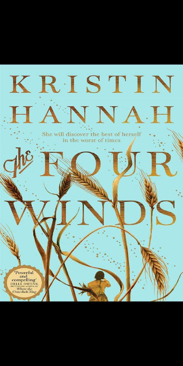 Marlmarly's tweet photo. @goodreads The four winds by Kristin Hannah https://t.co/4KNtsB0XLq