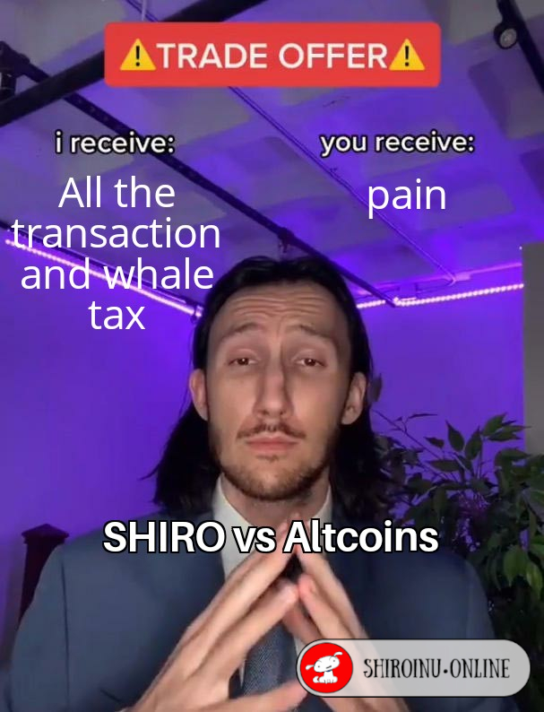ShiroInuToken (@shiro_inutoken) on Twitter photo Announcing our second winner for the #MEME competition, We like how he has summarised the unique part about $SHIRO in a perfect Meme! Congrats <a href="/rahulsharmakbj/">Rahul Sharma</a> for your inquisite take on our token! Announcing our second winner for the #MEME competition, We like how he has summarised the unique part about $SHIRO in a perfect Meme! Congrats <a href="/rahulsharmakbj/">Rahul Sharma</a> for your inquisite take on our token!