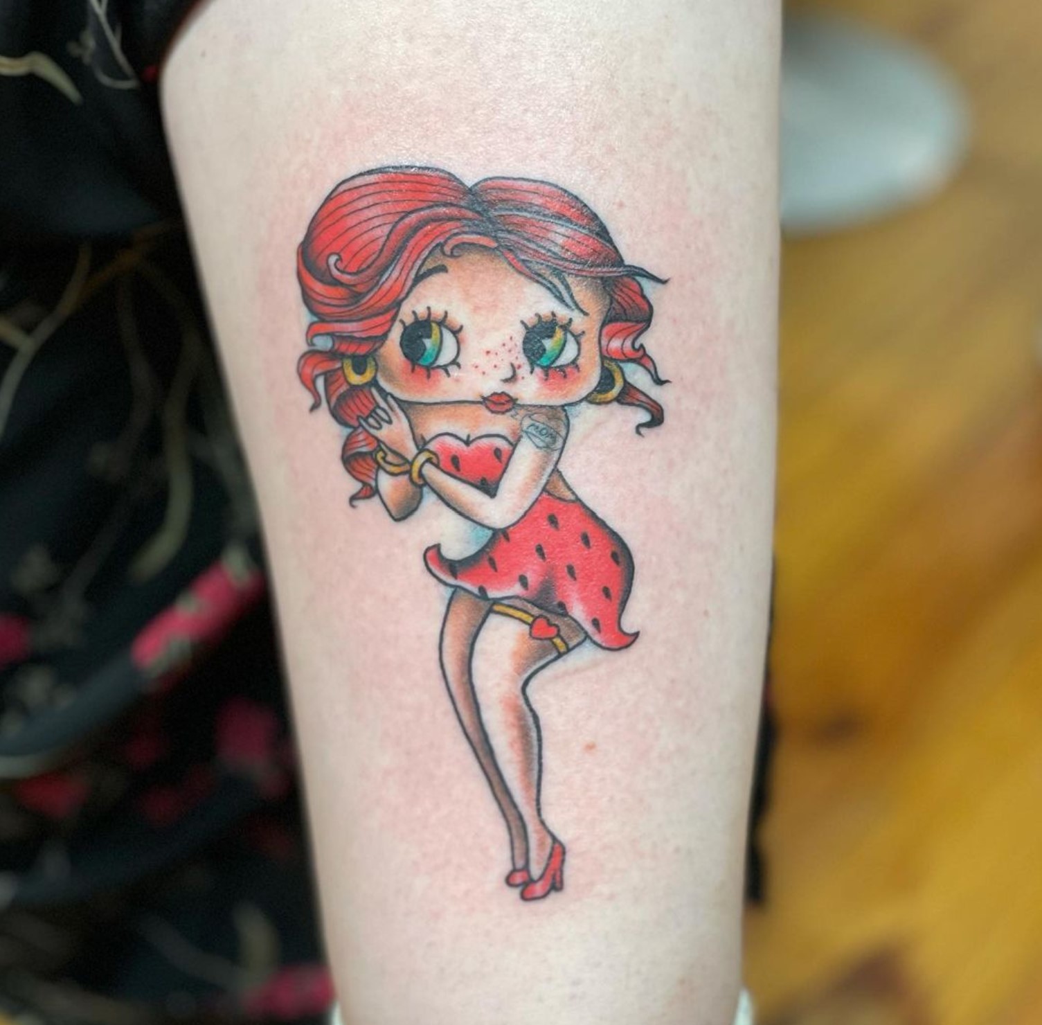 Top more than 72 betty boop pin up tattoo best in.eteachers