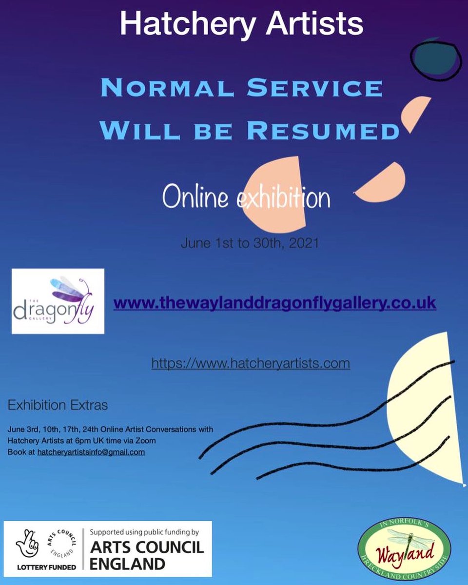 WaylandGallery's tweet photo. It’s the start of our new exhibition 'Normal Service will be Resumed as Soon as Possible' by Hatchery Artists, 10 multi disciplinary artists, using the opportunity of the changed circumstances to experiment with new, creative approaches.

Click on the link in the bio to view #art https://t.co/9Dj7hvFCEV